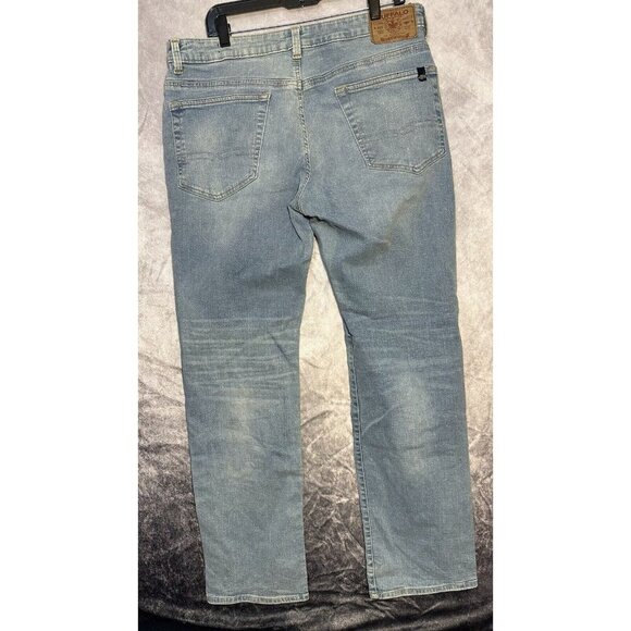 buffalo David Bitton jeans relaxed straight Driven Blue Jeans Men’s Size 34x34 - Picture 3 of 13